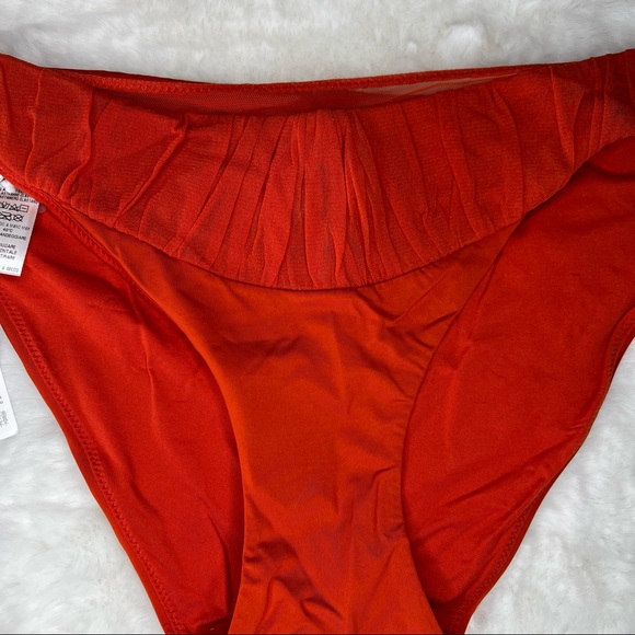 NEW La Perla Red Bikini Bottoms Size US 12 - Picture 5 of 6